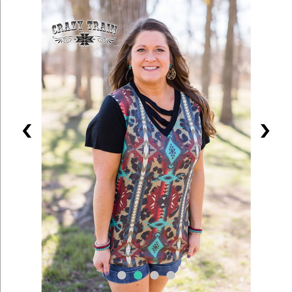 Crazy Train American Woman Top L